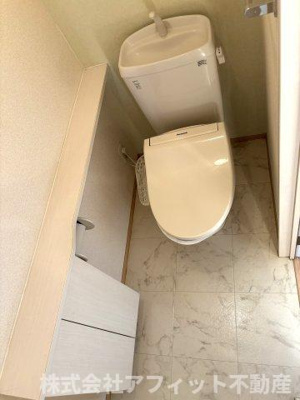 【トイレ】 | メゾンソレイユ A棟 | 温水洗浄暖房便座