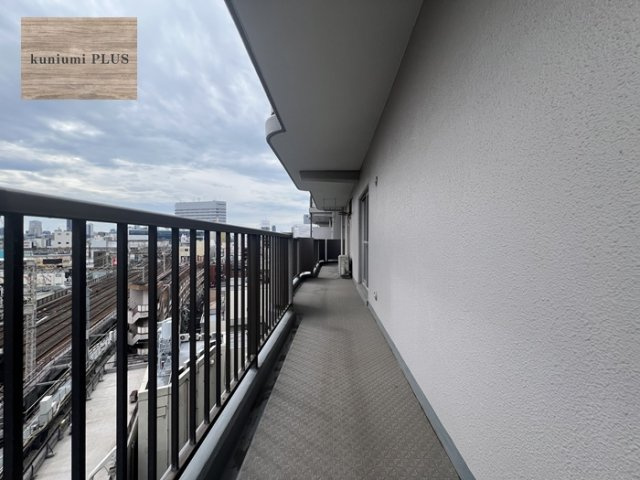 シャルム京橋のバルコニー
