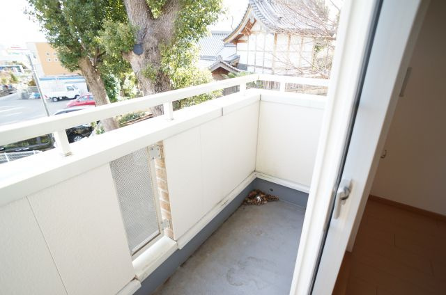 ウエストイリーデⅡのバルコニー