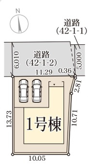 【区画図】 | リーブルガーデン姫路市飾東町庄１１期 | 区画図