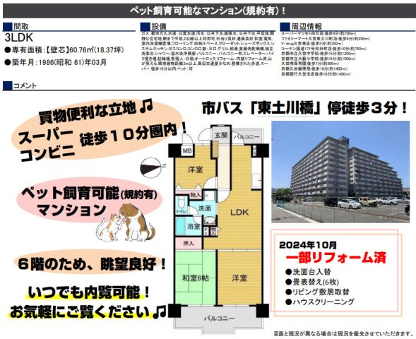 サンレスポアールの間取り