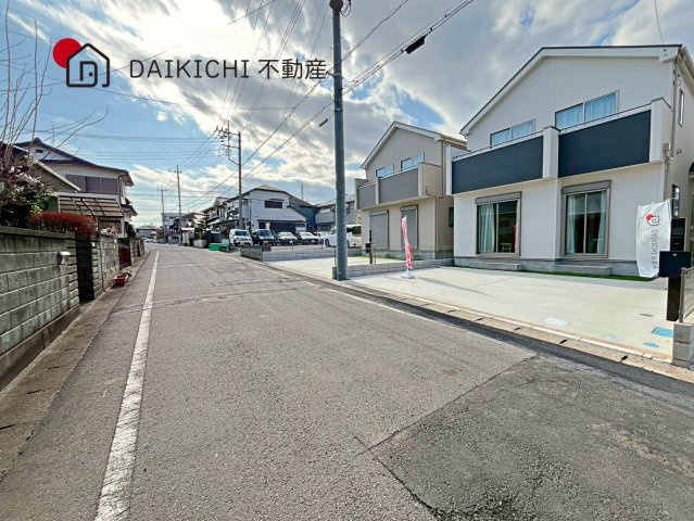 【前面道路含む現地写真】 | 北本市宮内2期　新築戸建　全6棟　E号棟