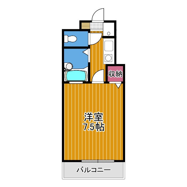 ハートフル野中Ⅱの間取り