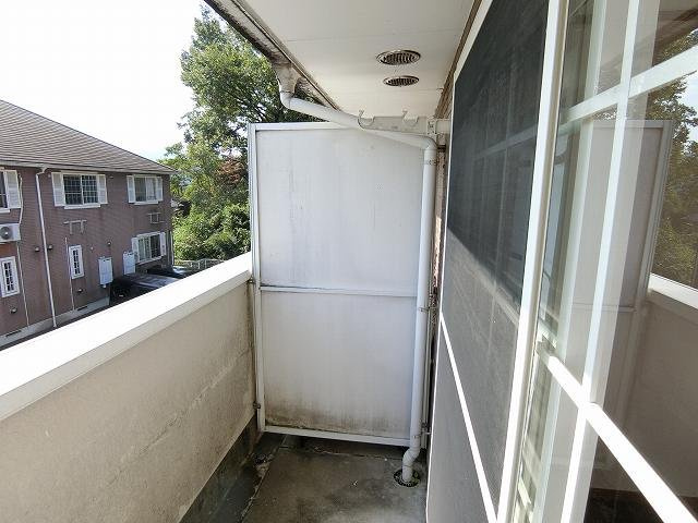 プラムフィールドＢのバルコニー