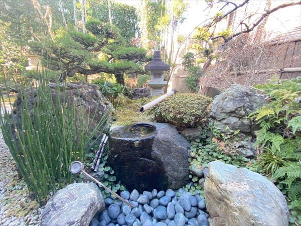 和歌山市船所の中古一戸建の庭