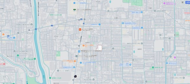 高槻市高西町　新築一戸建ての地図
