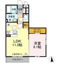 【間取り】 | ゆったりした１ＬＤＫのお部屋です！