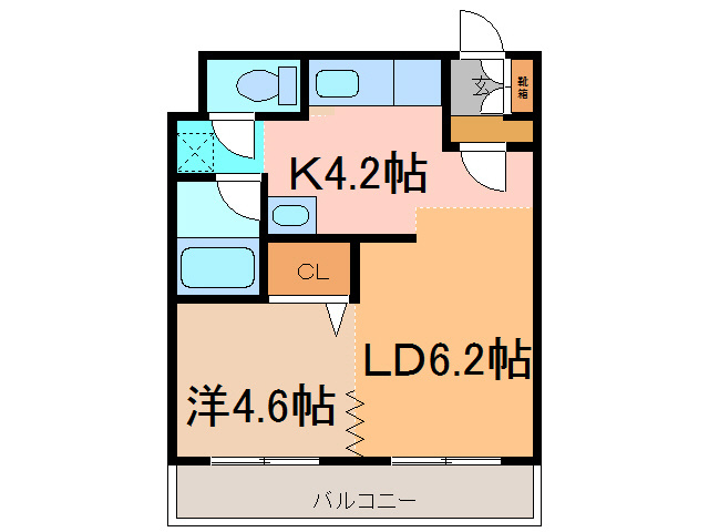 パセオ１９の間取り
