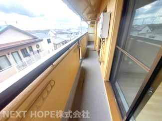 【バルコニー】 | ろうきん若王寺コーポ | バルコニーです♪