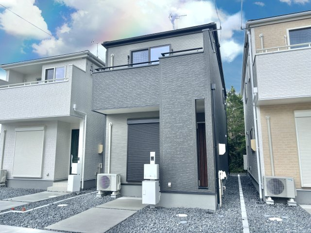 【仲介手数料無料／あま市】リーブルファイン　あま市七宝町川部第5　全3棟　新築戸建　2号棟の外観