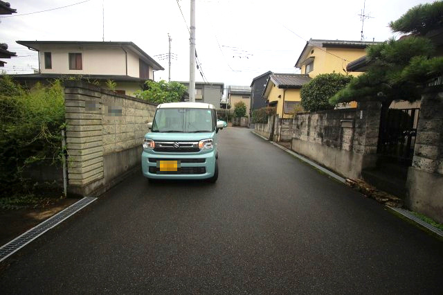 小山市乙女　1期の前面道路含む現地写真