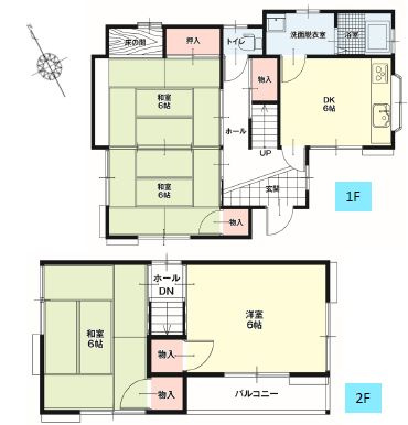 小山市乙女　1期の間取り