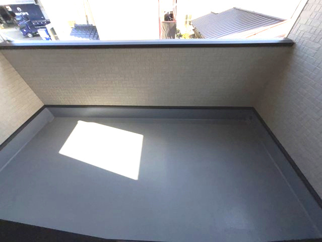 クレイドルガーデン西垣生第2-2号棟　新築分譲住宅(全2棟)のバルコニー|落ち着いた時間を過ごせるバルコニーです