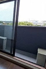 アーバンブルー高砂のバルコニー