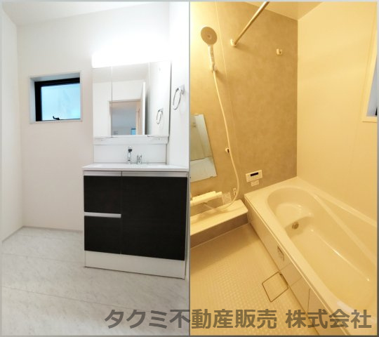 神戸市垂水区仲田　新築戸建の浴室