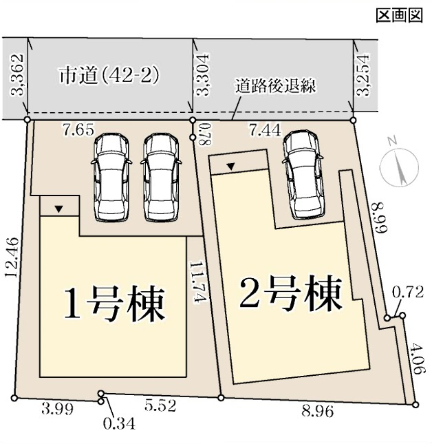 神戸市垂水区仲田　新築戸建て全２区画