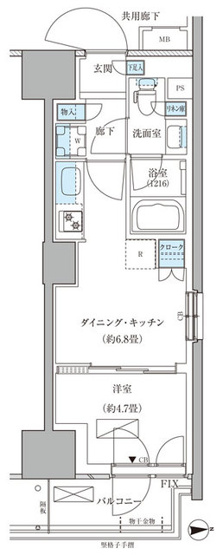 【間取り】 | パークアクシス品川天王洲アイル
