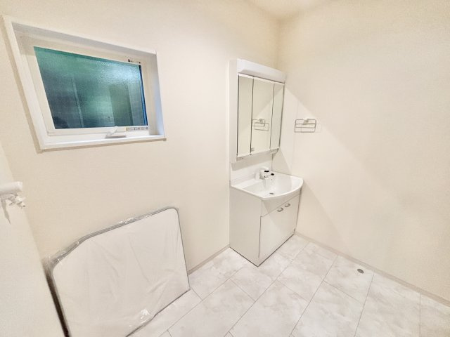 【仲介手数料無料／あま市】リーブルファイン　あま市七宝町川部第5　全3棟　新築戸建　3号棟の独立洗面台