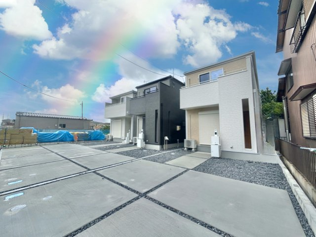 【仲介手数料無料／あま市】リーブルファイン　あま市七宝町川部第5　全3棟　新築戸建　3号棟の外観