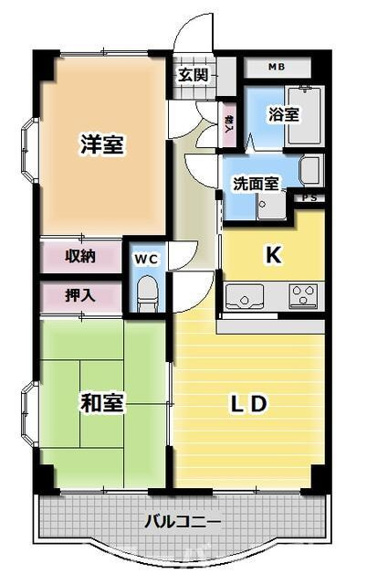ヴェルシャトー京都の間取り