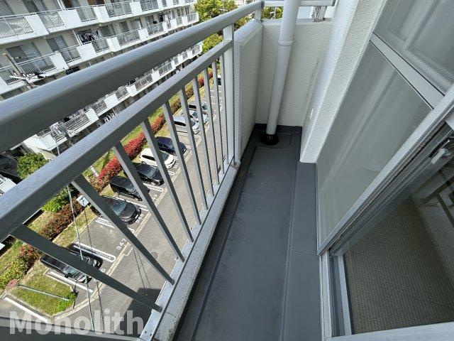 泉北城山台２丁25号棟のバルコニー