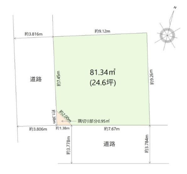 【土地図】 | 【仲介手数料４３０万円が無料！！】 ■東横線「都立大学駅」９分！ ■南西角地につき陽当り良好！ | 【仲介手数料４３０万円が無料！！】
■東横線「都立大学駅」９分！
■南西角地につき陽当り良好！
■お好きなハウスメーカーで建築いただけます。
■無料で間取図作成可