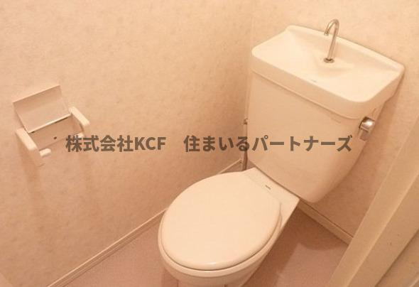 エステート中園のトイレ|シンプルで使いやすいトイレです
外はこのようになっています