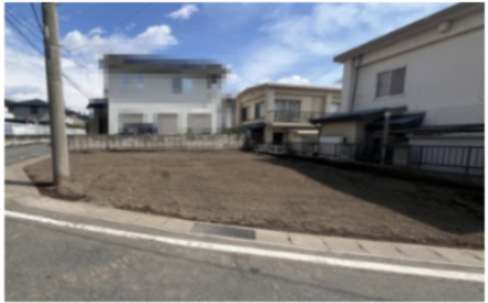 売土地　高崎市金古町の外観|閑静な住宅地の一角です。
