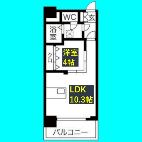 ブランブリエ東山ドゥーエの間取り