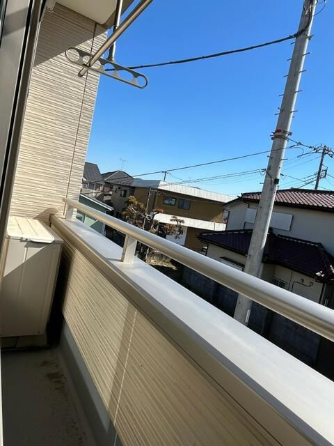 メゾンシュシュのバルコニー
