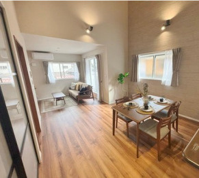 堺市中区福田　限定1邸　新築戸建の居間・リビング