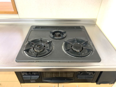 【キッチン】 | サンタリオン | 三口ガスコンロ