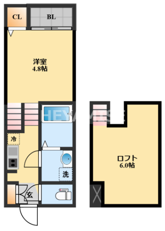 MODERN PALAZZO Isahaya S.R.の間取り