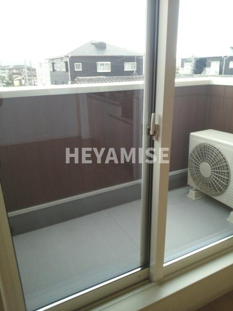 エミネント松山Aのバルコニー