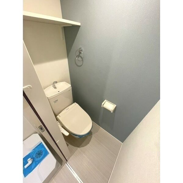 ハーモニーテラス伝馬Ⅲ　名古屋市賃貸　仲介手数料無料のトイレ