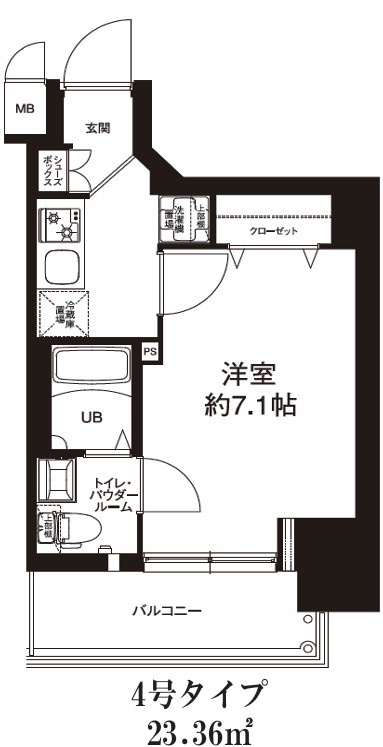 エグゼ大阪城イーストの間取り