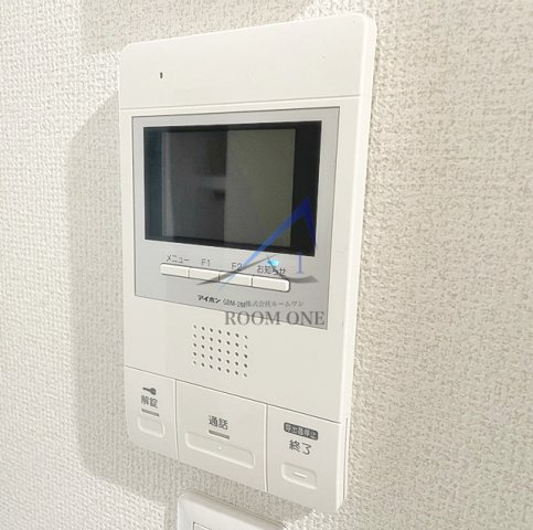 スカイプラザⅡのセキュリティ|モニター付きインターホンです。
