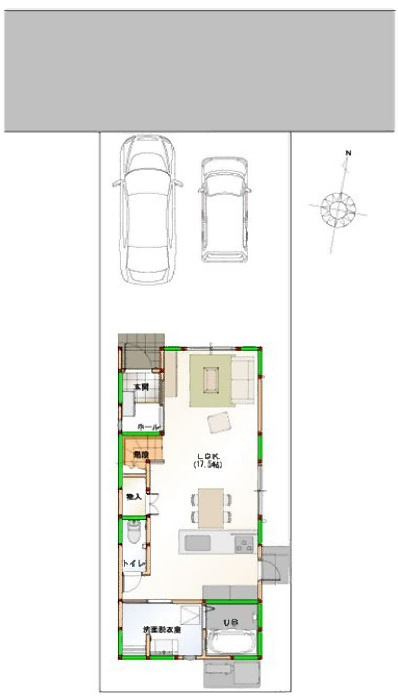 一宮中町　新築戸建⑦　（全2区画）の区画図|⑦
