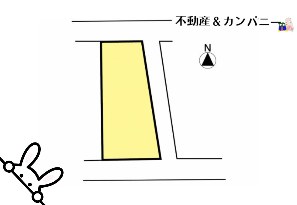中村4丁目売土地の土地図
