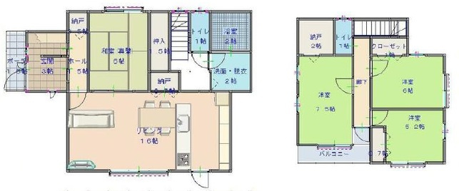加古郡播磨町古宮1丁目　　山陽電鉄「播磨町駅」徒歩6分の間取り