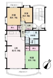 【間取り】 | 浦和パークハイツ８号棟