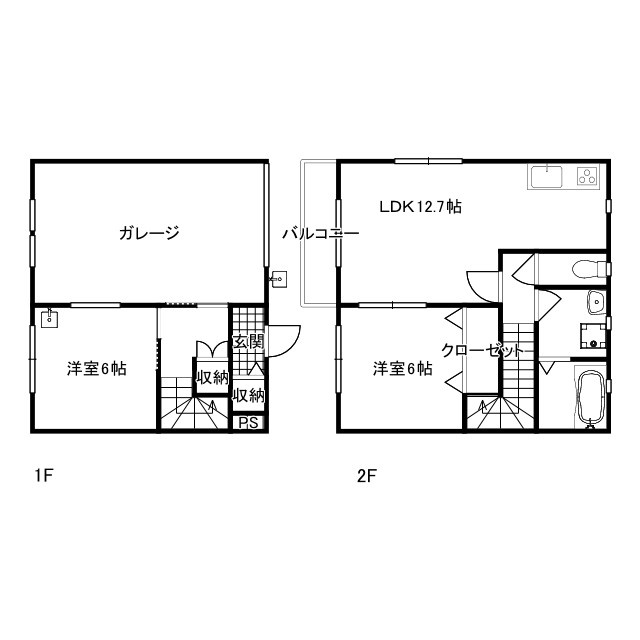 ラ・カシェット新宿の間取り|広々とした間取りです