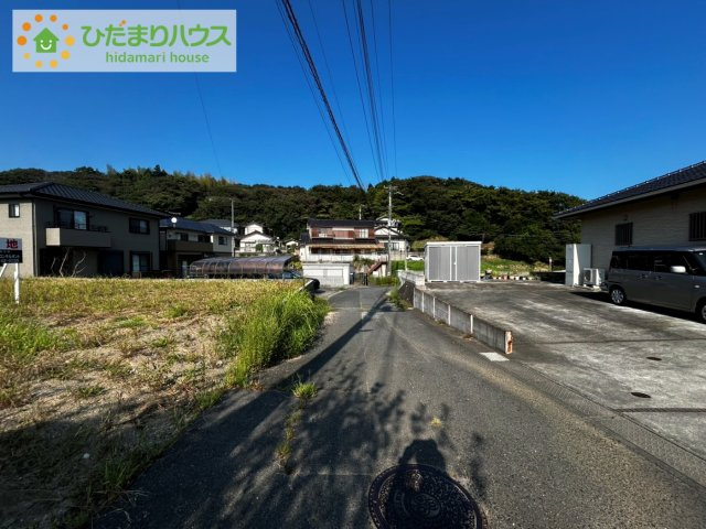 日立市折笠町　売地の前面道路含む現地写真|閑静な住宅街です！