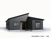 岐阜市敷島町平屋の新築戸建4LDK！南西角地！敷地65坪！お車3台可能！ウォークインクローゼット！の画像