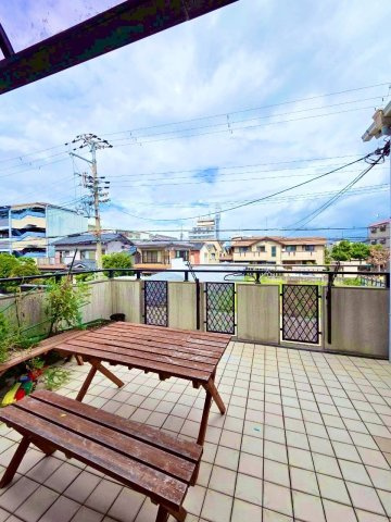 大阪市旭区新森7丁目　戸建のバルコニー