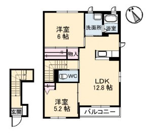 フロイデ波多見の間取り