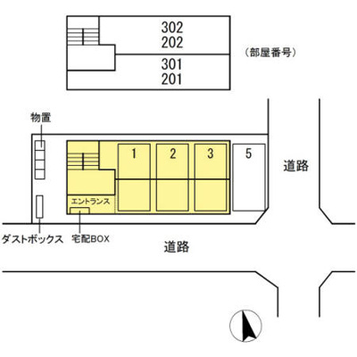【区画図】 | アンソレイエ・オリオン