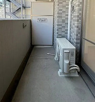 ミュプレ北浜のバルコニー