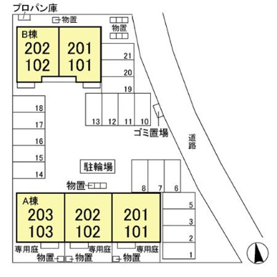 【区画図】 | フォレストガーデン Ａ