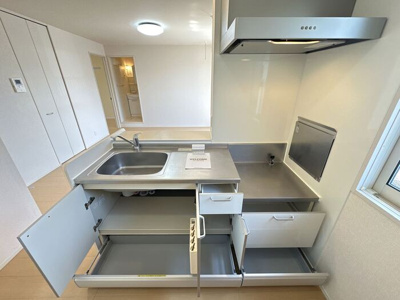 【キッチン】 | フォレストガーデン Ａ | キッチン（収納）